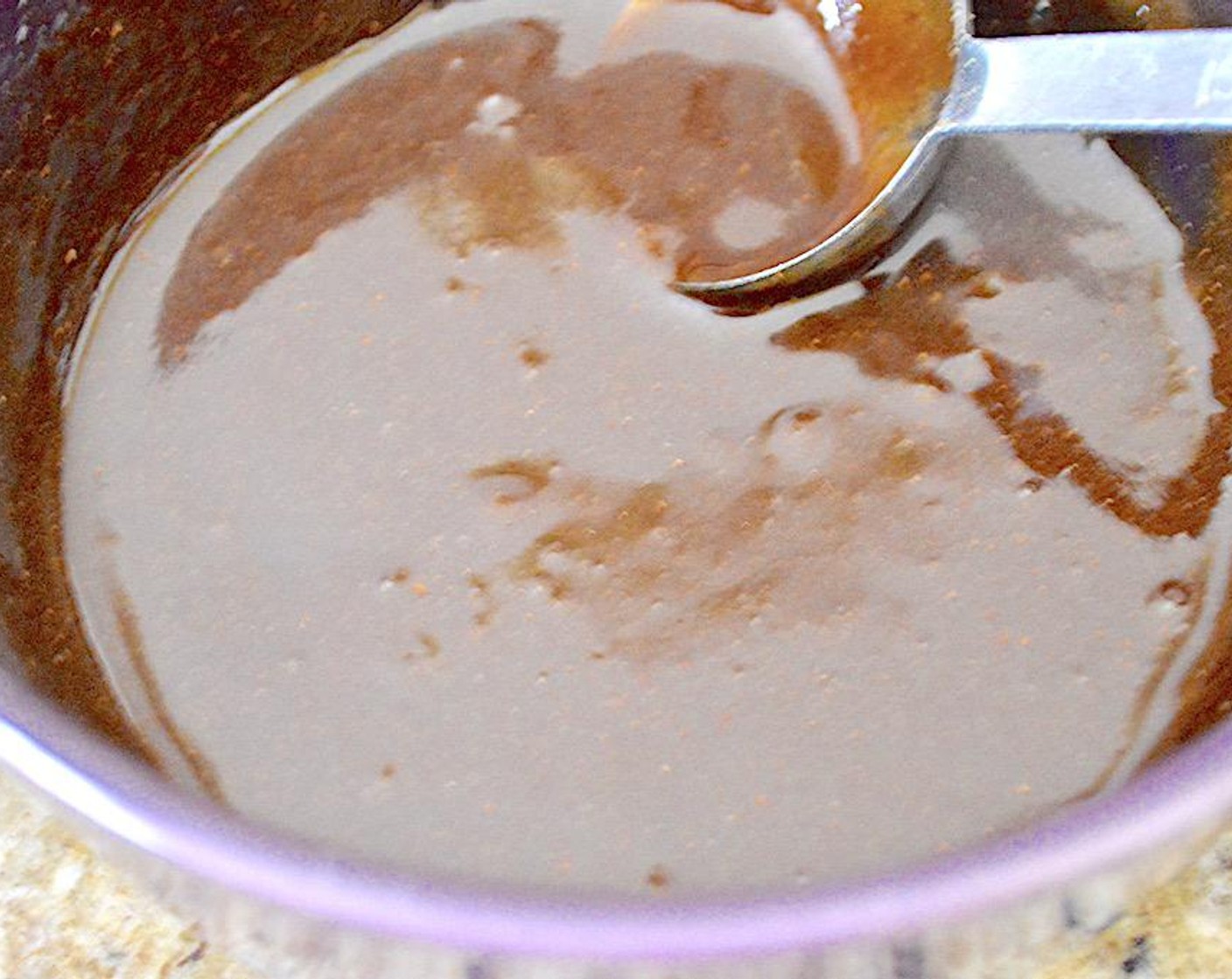 step 3 In another bowl, mix the Ketchup (4 Tbsp), Dark Brown Sugar (3 Tbsp), Dry Mustard (1 tsp), and Ground Nutmeg (1/4 tsp) together into a thick glaze.